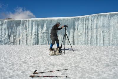 Photographer Ian van Coller on ice